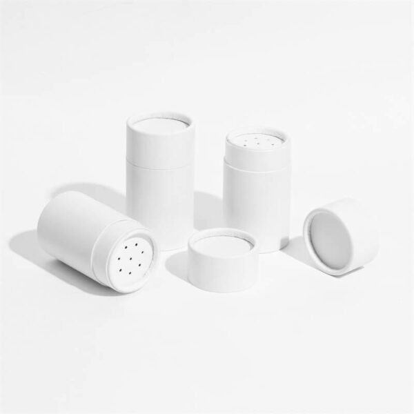 2 ounce / 60 g Paper Shaker Tube - White