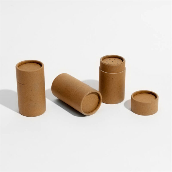 2 ounce / 60 g Paper Shaker Tube - Kraft