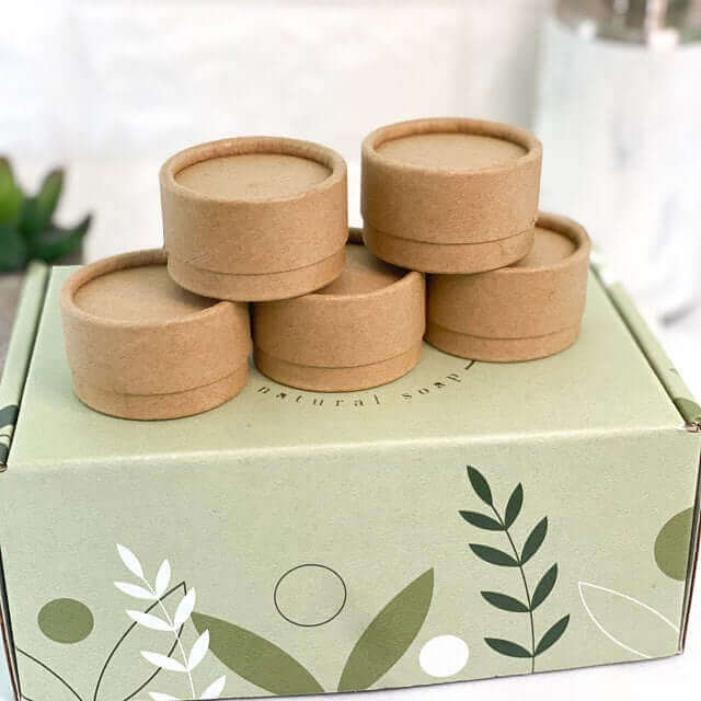 Free Sample Cardboard Lip Balm Cosmetic Jar - Kraft - Esytube Tube Packaging