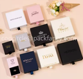 1000pcs 5x5x3.5cm +1000pcs 7x9x3cm black drawer box with logo
