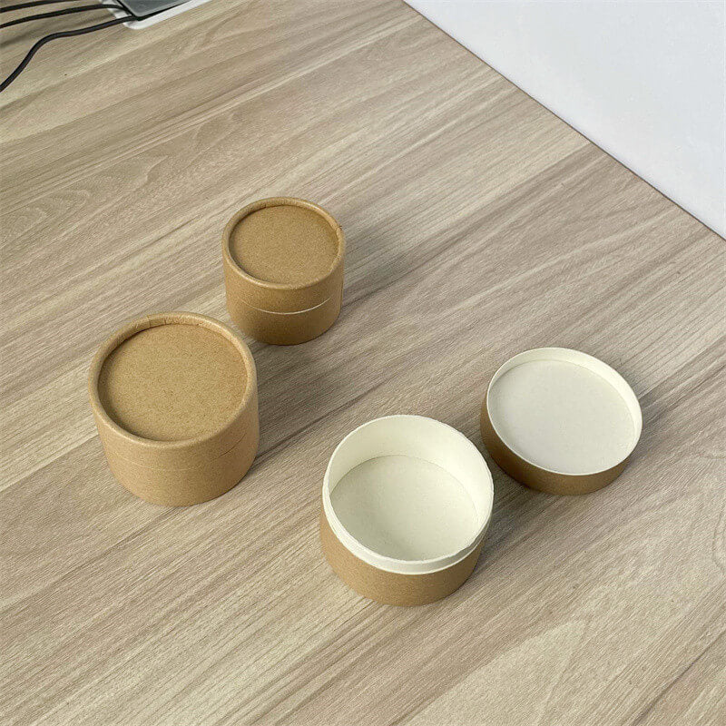 100 мл экологически чистые крафт-бумаги Jar косметические контейнеры