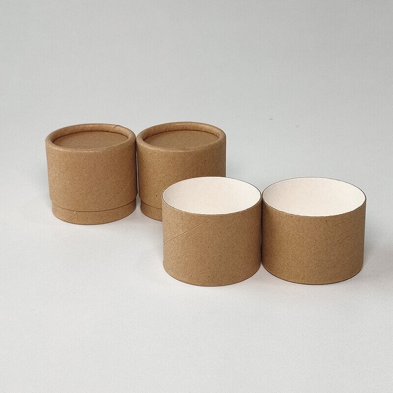 Free Sample Cardboard Lip Balm Cosmetic Jar - Kraft - Esytube Tube Packaging